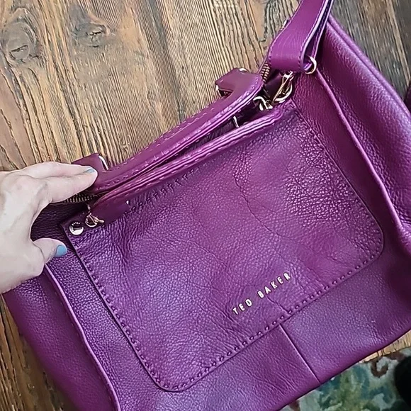 Ted Baker London Purple small tote - Picture 10 of 10